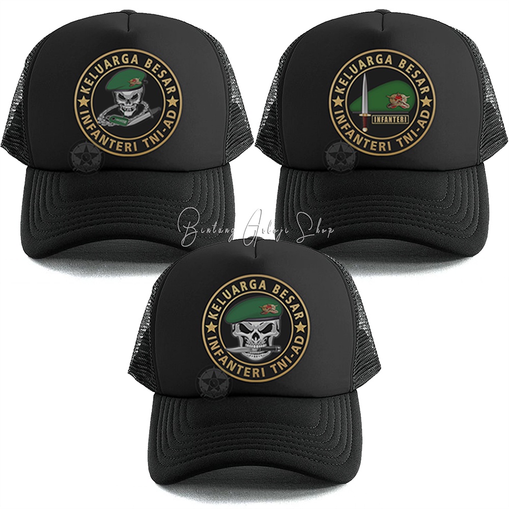 Topi Skull Keluarga Besar Infanteri TNI-AD Istimewa &amp; Murmer