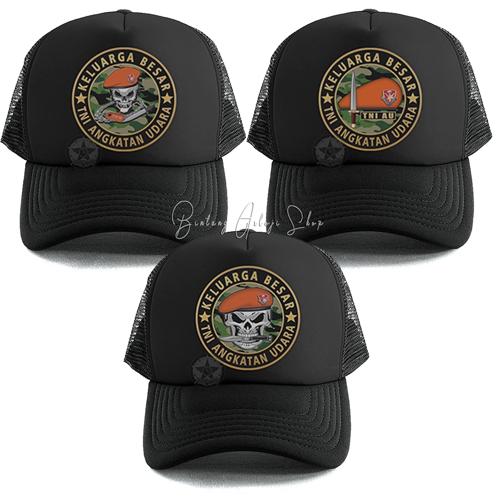 Topi Skull Keluarga Besar TNI-AU Istimewa &amp; Murmer