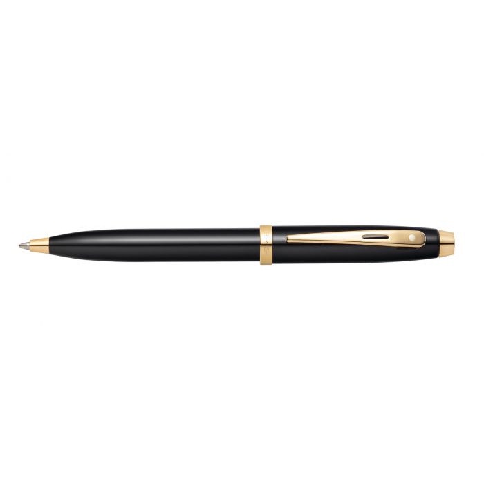 

TERBARU Sheaffer 100 Glossy Black with Gold-Tone Ballpoint Pen /ALAT TULIS AESTHETIC/ALAT TULIS
