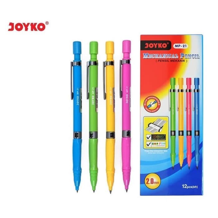 

TERMURAH Mechanical Pencil / Pensil Mekanik Joyko MP-21 / 2.0 mm /ALAT TULIS AESTHETIC/ALAT TULIS
