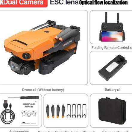 P8 Drone 8k Dual Camera Optical FLow Obstacle Avoidance Anti Nabrak