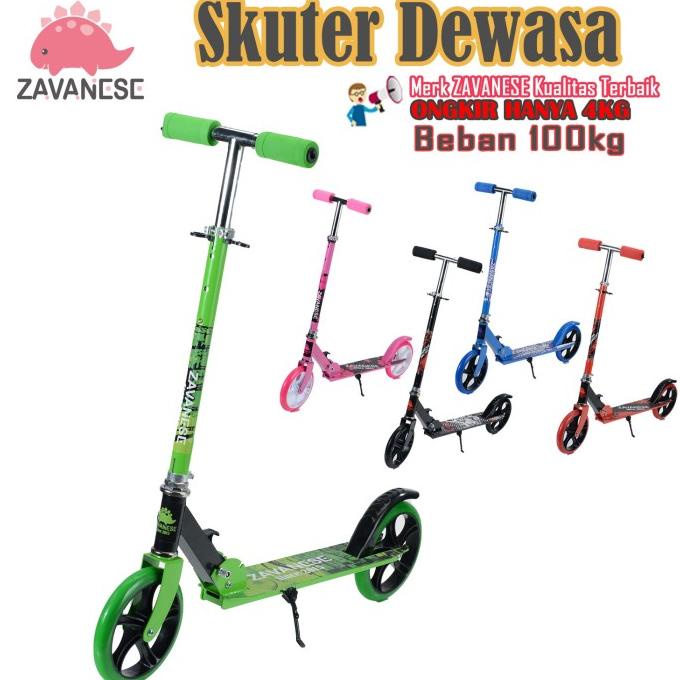 Skuter Zavanese lipat Otoped Roda Dua remaja dewasa
