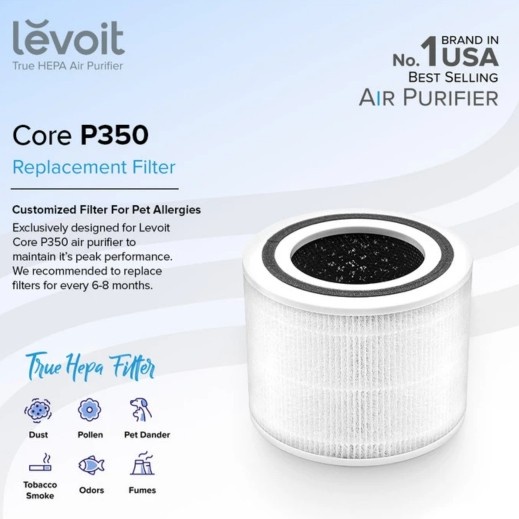 LEVOIT CORE P350 PET REPLACEMENT FILTER HEPA 13 ORIGINAL
