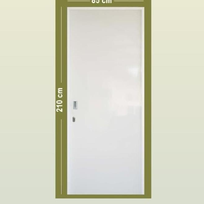 Terlaris Pintu Kamar Mandi Toilet Pvc Sliding Geser Original Poketo99