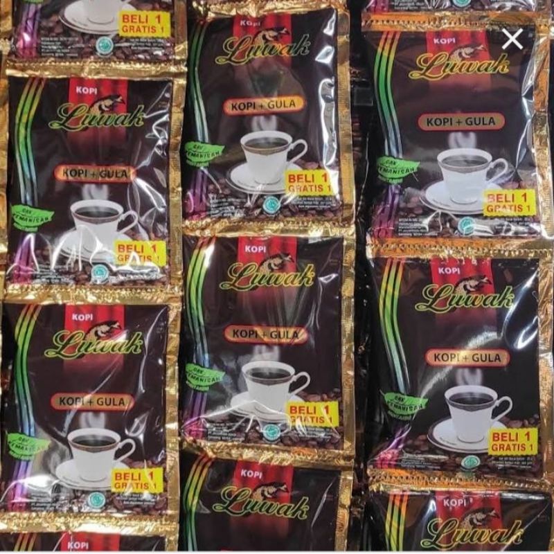 

Luwak hitam 25gr isi 15sachet