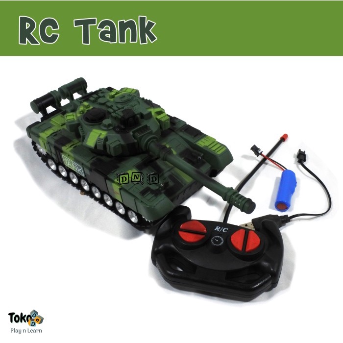 Flash Sale Mainan Anak Remote Control Military Tank Rc Mobil Lapis Baja Terbaru