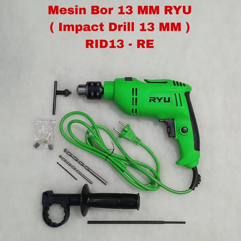Mesin Bor 13MM RYU - Impact Drill Bor Beton Tembok 13 MM