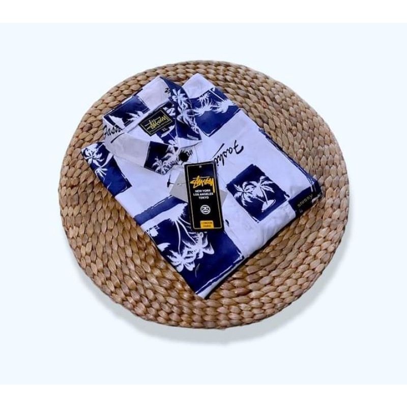 KEMEJA PRIA KEKINIAN HITS / KEMEJA MOTIF / KEMEJA MOTIF BUNGA BUNGA / KEMEJA PENDEK PRIA DEWASA / KE