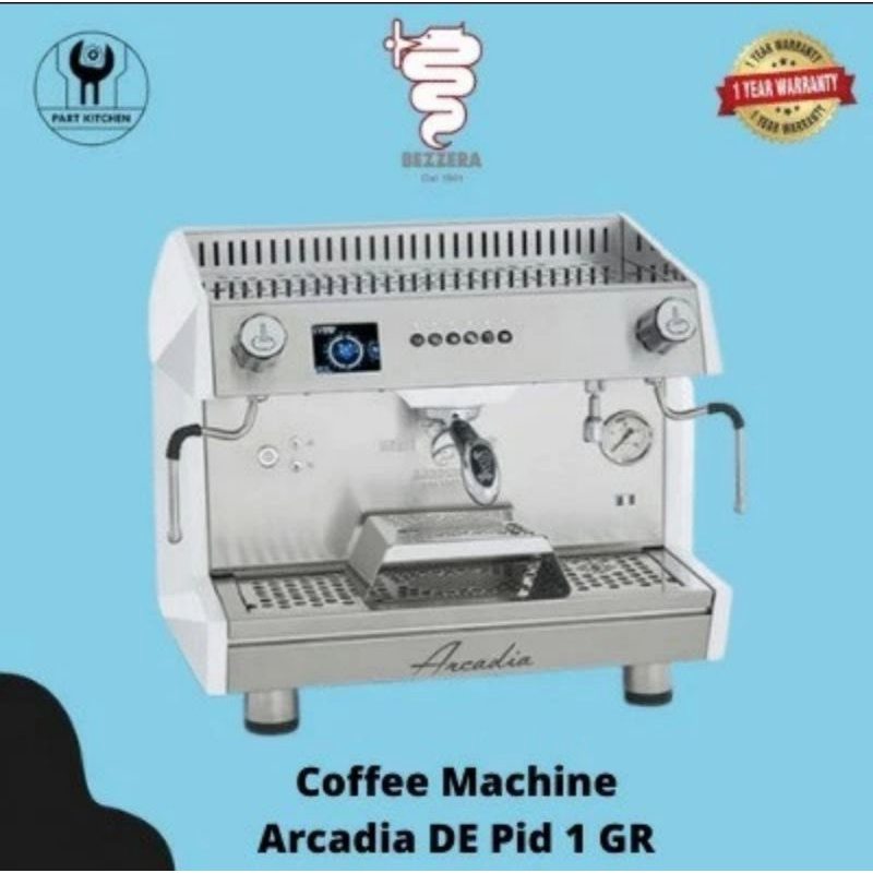 Bezzera Coffee Machine Arcadia DE PID 1 Group Mesin Kopi Bezzera