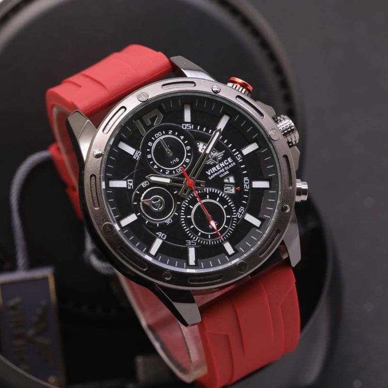 Jam Tangan Pria Virence Original Analog Tahan Air Garansi 1 Tahun