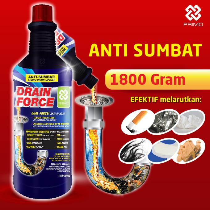 Anti Sumbat PRIMO DRAIN FORCE 1800 gram