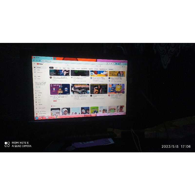 netbook hidup tapi layar harus pake monitor,monitor bekas modul TV,HDMI,VCD ATAU DI BELI NETBOOK NYA