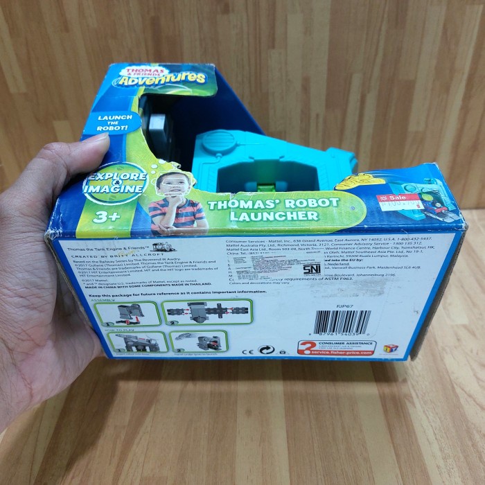 Thomas & Friends Adventures Thomas' Robot Launcher Toy Set With Die-Cast Thomas Engine