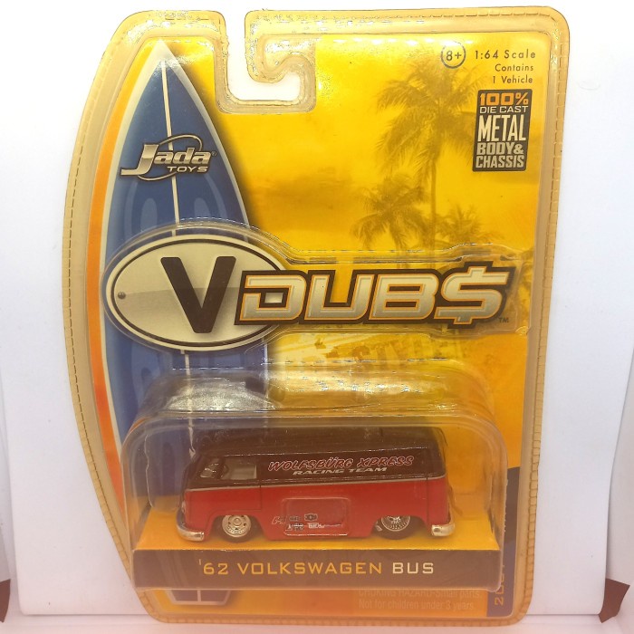 Hot Sale Jada Toys Vdubs 62 Volkswagen Bus Xpress Racing Team Termurah