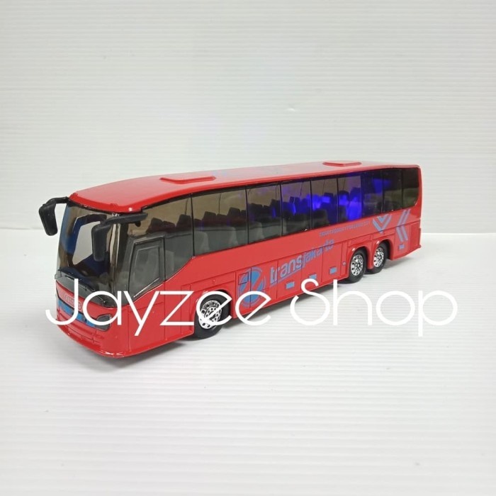 Flash Sale Bus Miniatur Transjakarta Diecast/ Besi Termurah