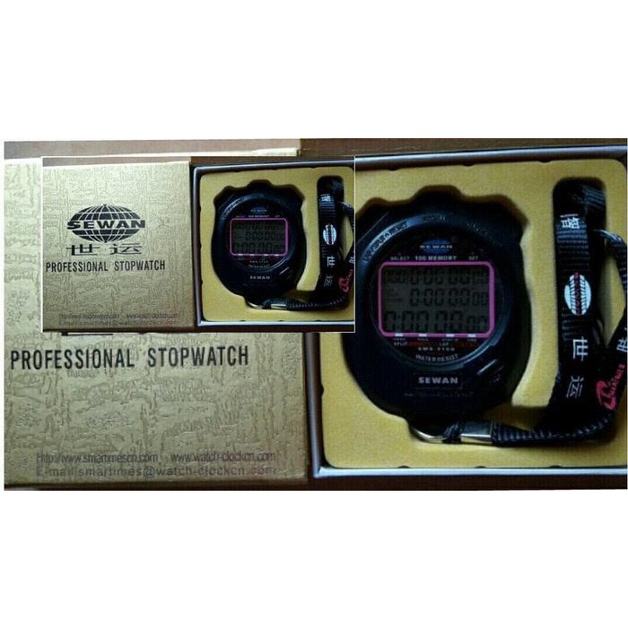 Stopwatchku Stopwatch Sewan 100 M Original