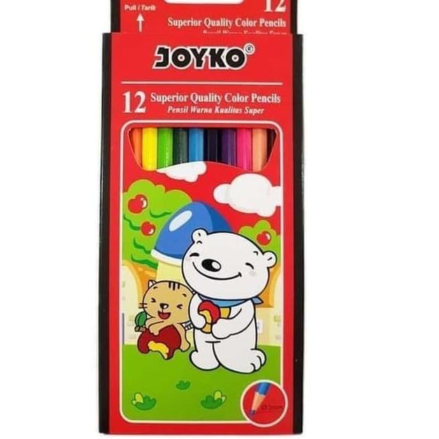 

Elewen8.8 Pensil Warna Joyko 12 Warna Panjang CP-12PB 789✷