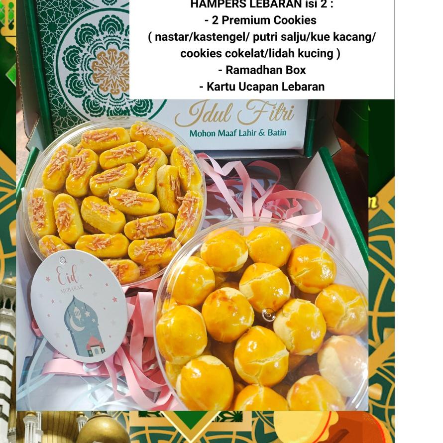 

Limited✔️Set Hampers Kue Lebaran Premium Parcel Idul Fitri 2023 READY STOCK
