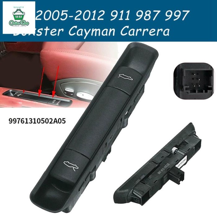 Switch Release Kap Bagasi Mobil Untuk Porsche 911 987 997 Boxster