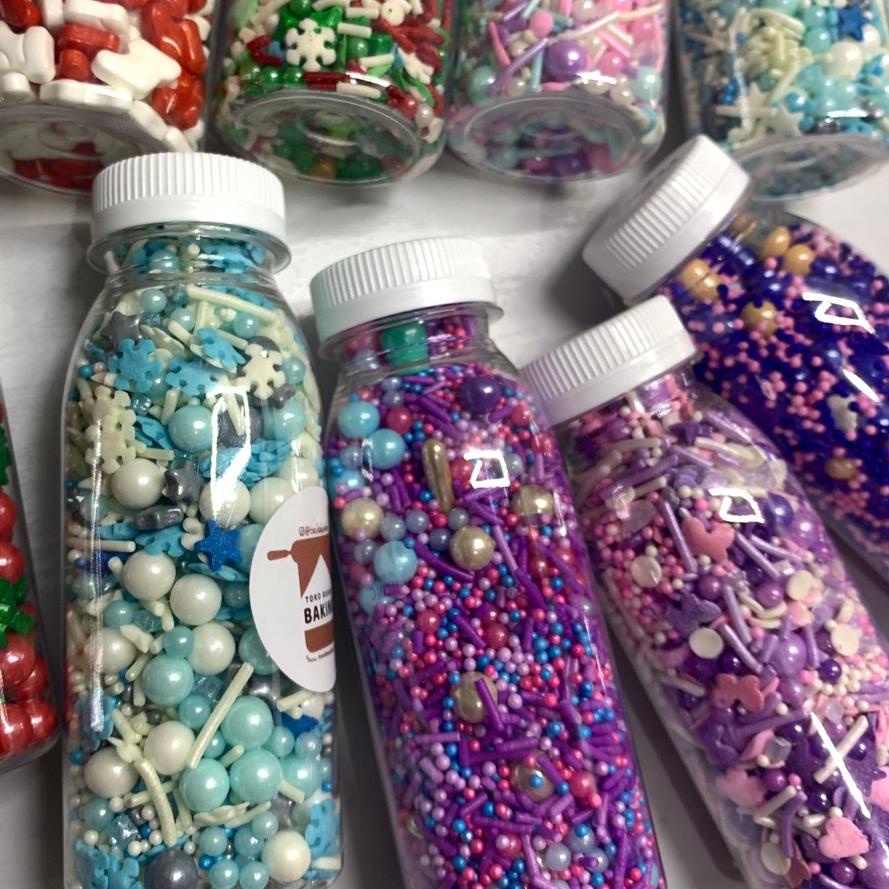 

Sale✅⭐SPRINKLES 100 GR /SPRINKLE WARNA WARNI/SPRINKLES MODEL LENGKAP/ GULA TRIMIT/DEKORASI KUE HIASAN KUE