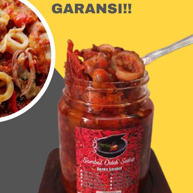 

Limited✅Sambal sambel cumi asin segar kemasan by sos