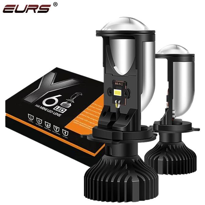 HEADLAMP MOBIL H4 MODEL Y6 HEADLAMP PROJIE LED MINI PROJECTOR MOBIL