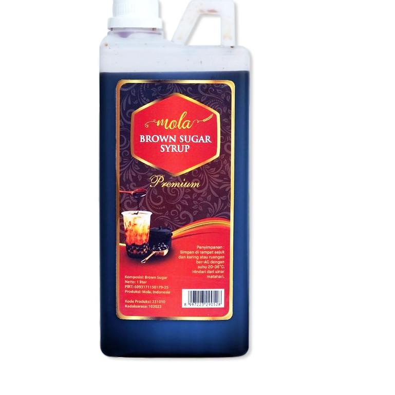 

PROMO✔️⭐Mola Brown Sugar Gula Merah Cair 1 Liter Organik