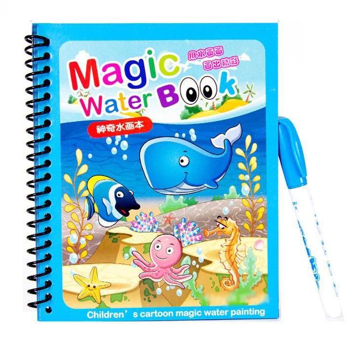 

Paling Diminati Magic Water Book / Buku Ajaib Air - Buku Mewarnai Water Doodle Book 456<