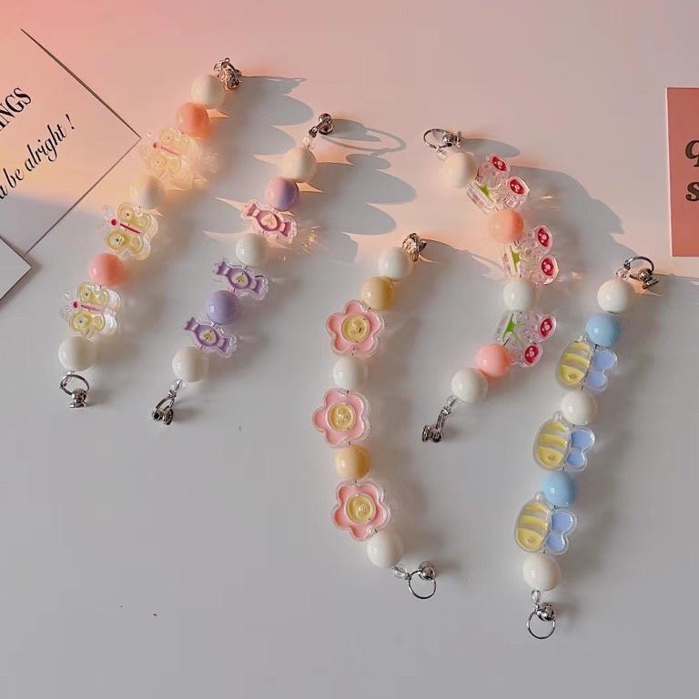 Viral Cute Korean Chain Phone Grip Hp [Include Case Handphone All Phone Types]