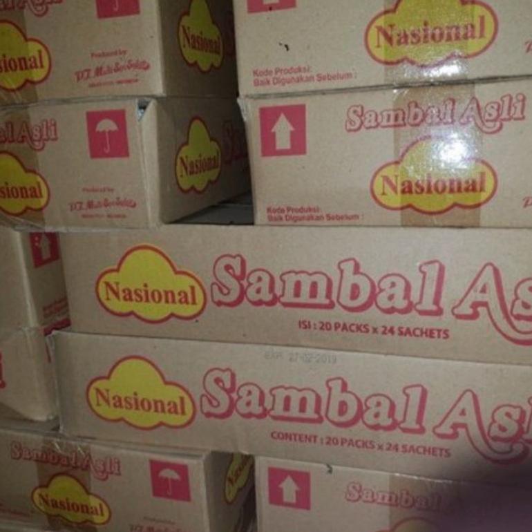 

NASIONAL SAMBAL SACHET(20packx24sachet) 1dus