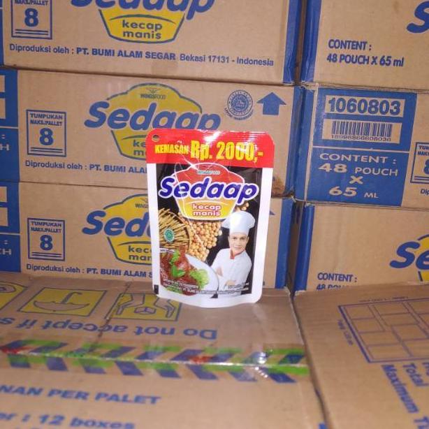 

Kecap Sedaap refill pouch 63ml per dus (48 pcs)