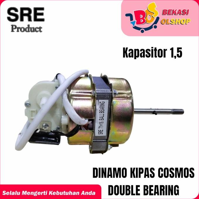 DINAMO KIPAS COSMOS DOUBLE BEARING / MOTOR KIPAS COSMOS BEARING