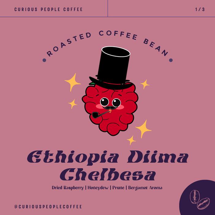 

Biji Kopi Manual Brew Arabika - Ethiopia Diima Chelbesa - 200g