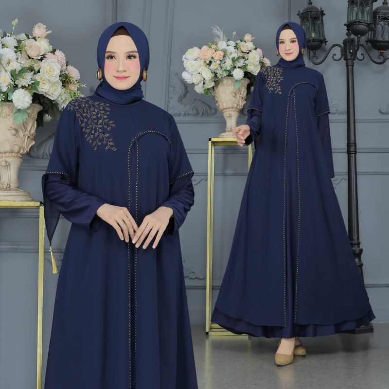 GAMIS ABAYA TURKEY VIRAL MEWAH SILANG DUBAI