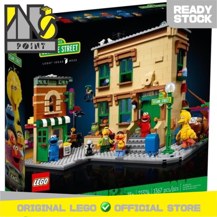 LEGO CUUSO / IDEAS - 21324 - 123 Sesame Street