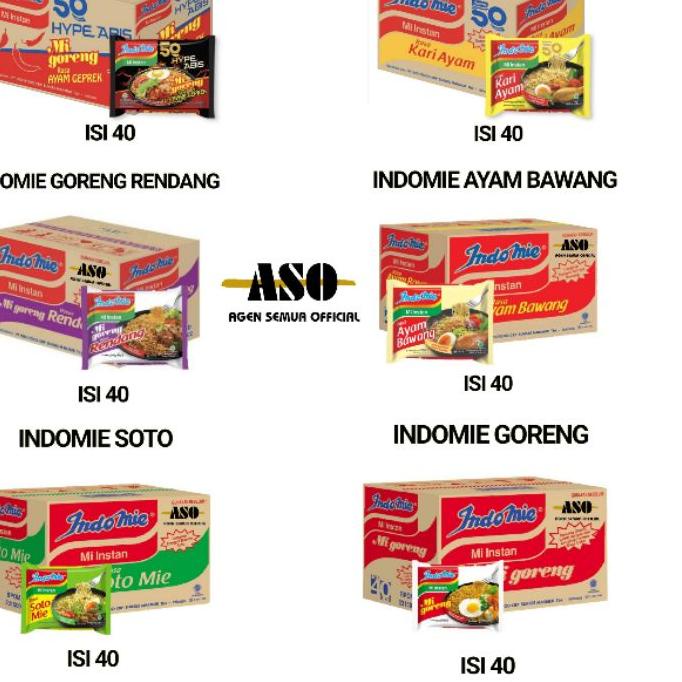 

COD✅INDOMIE rasa sotomie / ayam bawang / kari / goreng / goreng rendang / ayam gepreK / ayam special ( 1 DUS )