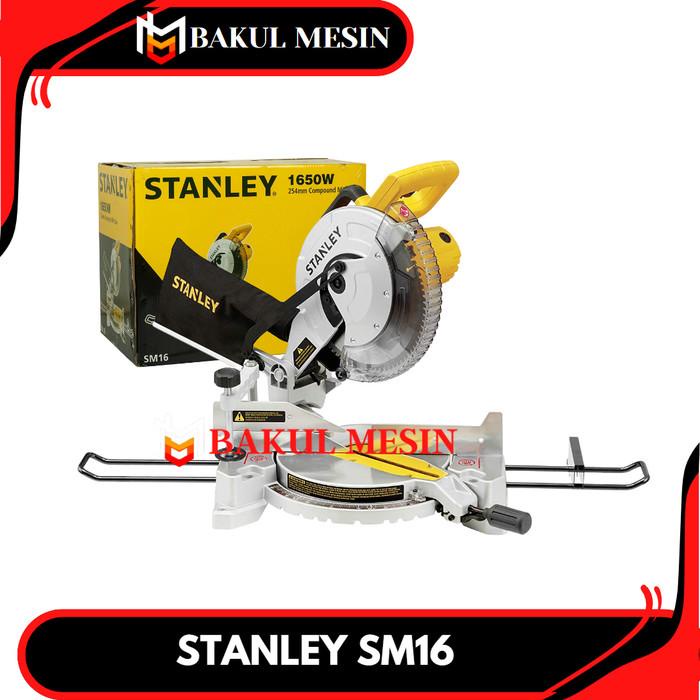 Terlaris Stanley Sm16 Compound Miter Saw 10" 1650Watt Miter Saw Sm 16
