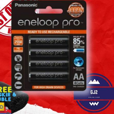 New Year | KI3 | Baterai eneloop pro black 2500mah bp4 Baterai Cas AA Eneloop 2500mah Batrei Batre C