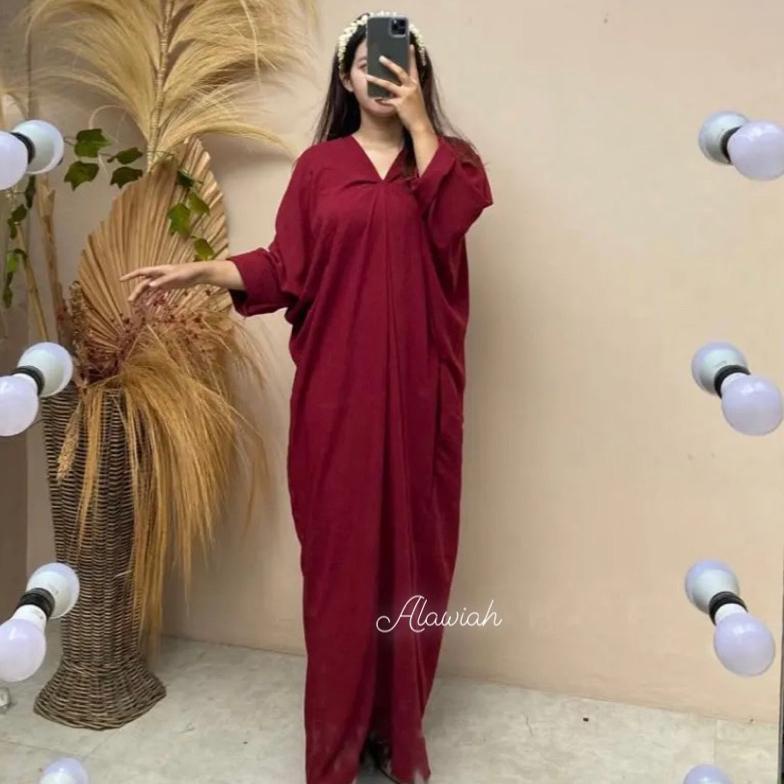 New AYRA KAFTAN GAMIS SIMPLE HARI RAYA/KAFTAN LEBARAN/KAFTAN CRINKLE AIRFLOW GAMIS KAFTAN/KAFTAN CRI