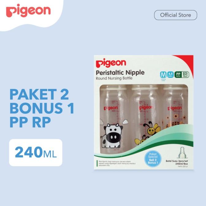 Pigeon Paket Pp Rp 240Ml | Botol Susu Bayi