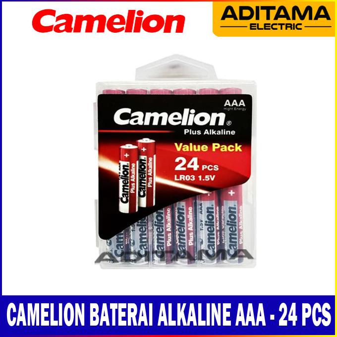 Baterai Alkaline Camelion Aaa / Battery Camelion Alkaline A3 - 24Pcs