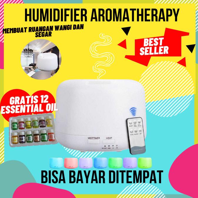 Air Humidifier 300Ml Disfuser Diffuser Pengharum Ruangan Aromaterapi