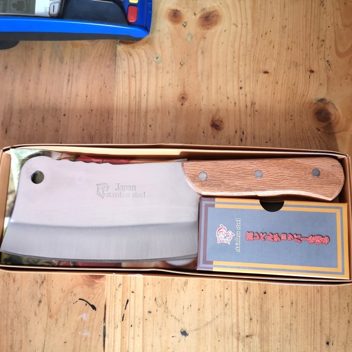 Pisau Daging Golok JAPAN Tebal Z1Z9 Set Golok Buah Termurah Terlaris Perlengkapan SNI Reguler Besar 