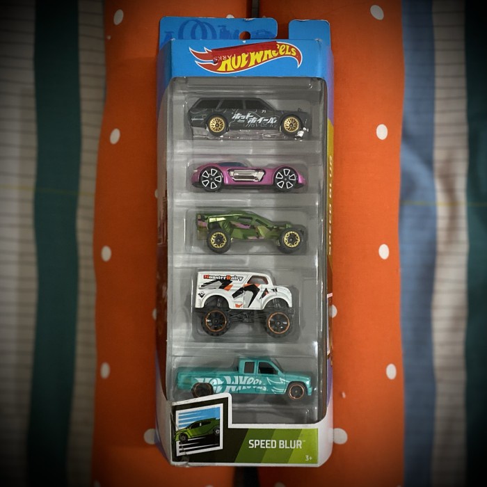 Promo Hot Wheels Gift Pack Speed Blur Isi 5 Terbaru