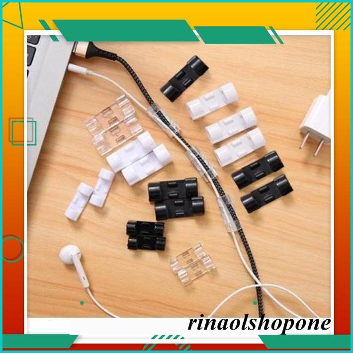 

KLEM PEREKAT KABEL ORGANIZER KLIP CLAMP KABEL TEMPEL ISI 20 PCS J194 ASLI IMPORT !!