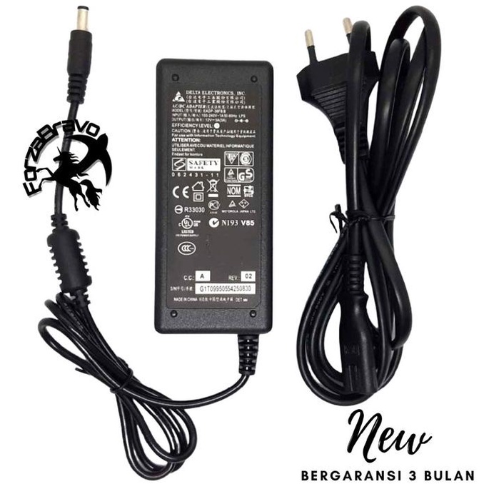 ADAPTOR CHARGER TOSHIBA TV LED 24 INCH 24L1600VJ 24L2600VJ 12V-3A ORI