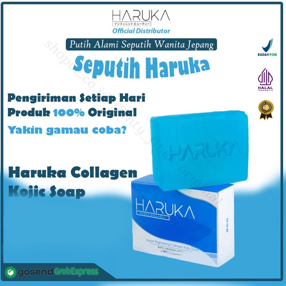 [KODE MW0OF] HARUKA SKINCARE - Collagen Kojic Soap Sabun Jerawat Sabun Flek Ampuh Sabun Pencerah