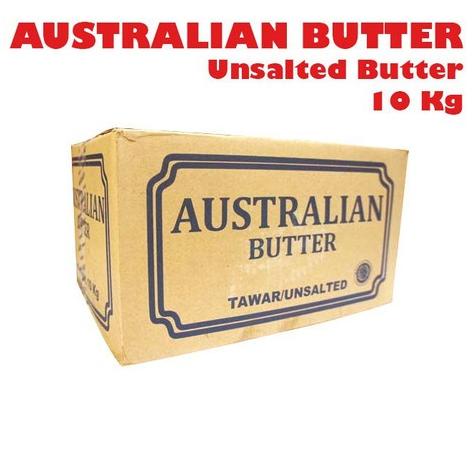 

Australian Unsalted Butter 10 Kg/ Mentega Tawar Indofood ---NEW---