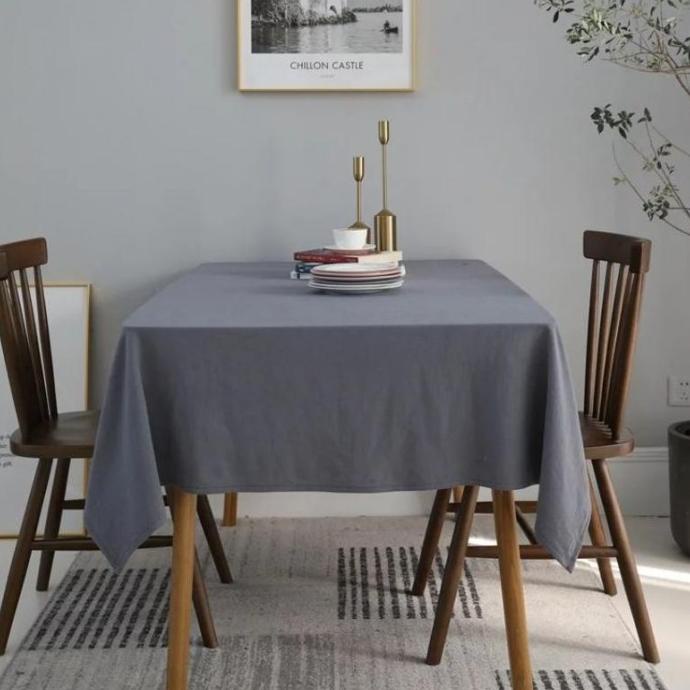 Taplak Meja Polos Katun Ii Taplak Meja Makan Polos Kain