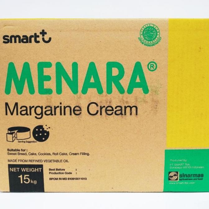 

Margarine Menara krim 15kg Kartonan ---NEW---